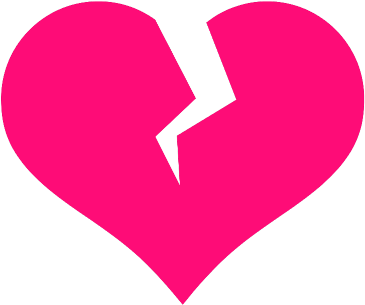 Pink Heart Vector Png Clipart (salmon, black, purple)