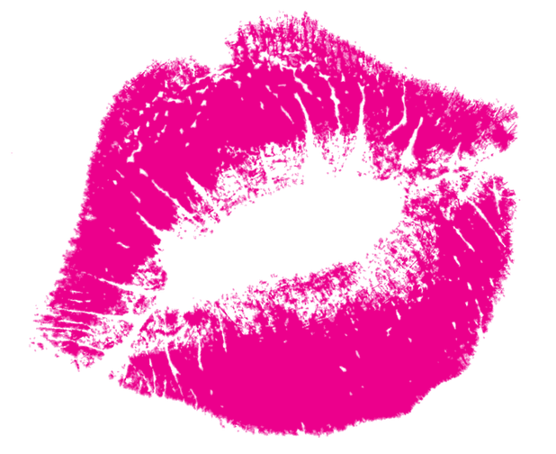 Pink Kiss Png Clipart (purple, gray)