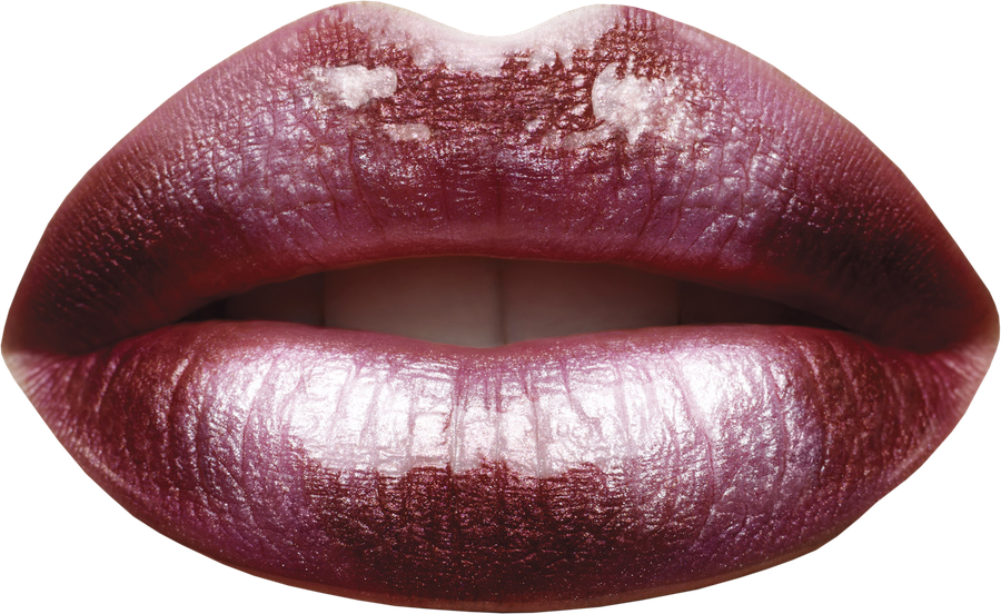 Pink Kiss Png Image (black)