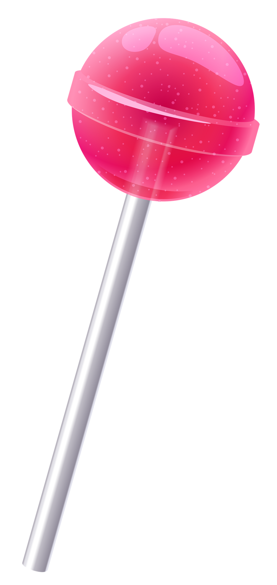 Pink Lollipop Png File (black, silver, white)