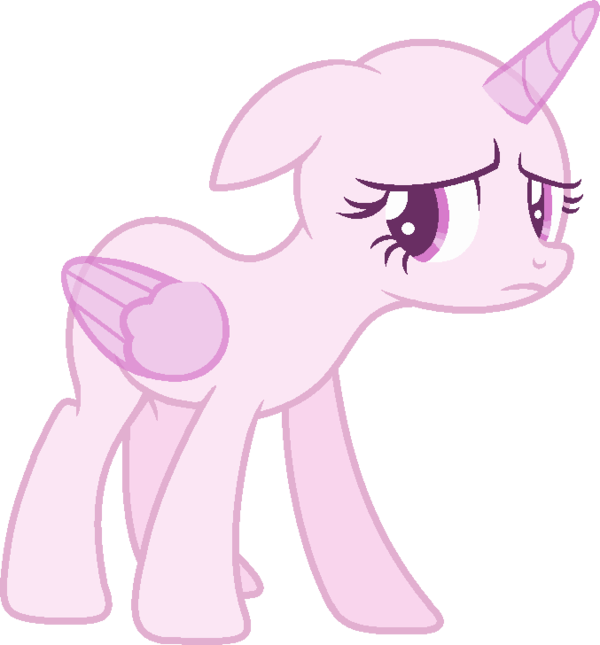 Pink Mlp Base Png Hd (lavender, black)