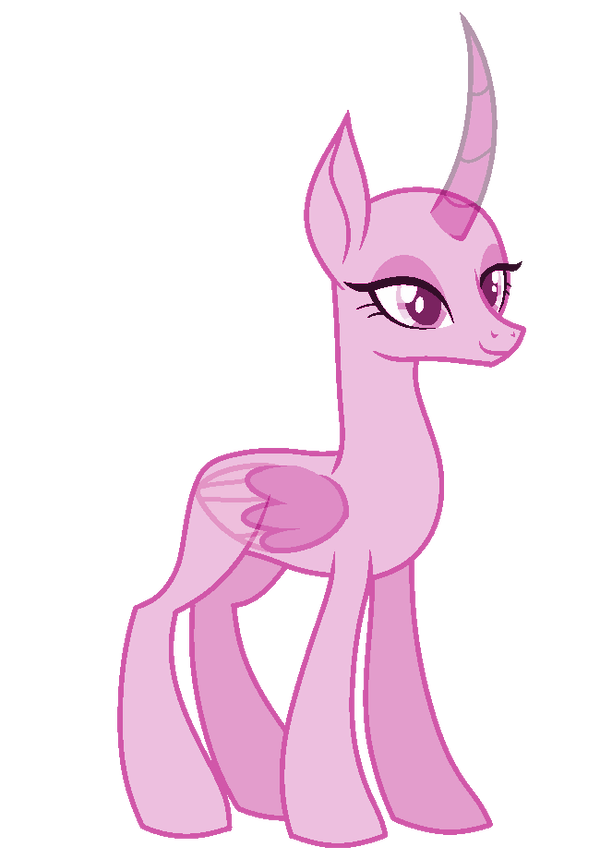 Pink Mlp Base Png Transparent Image (black, plum, pink)