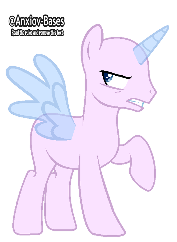 Pink Mlp Base Transparent Png (lavender, black)