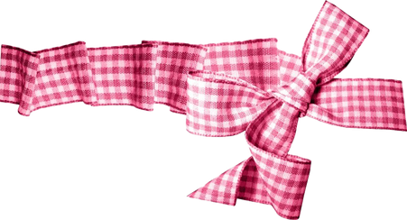 Pink Plaid Ribbon Png Image (salmon, black, pink)