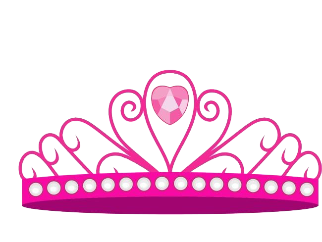 Pink Princess Crown Png Transparent Image (purple, white)