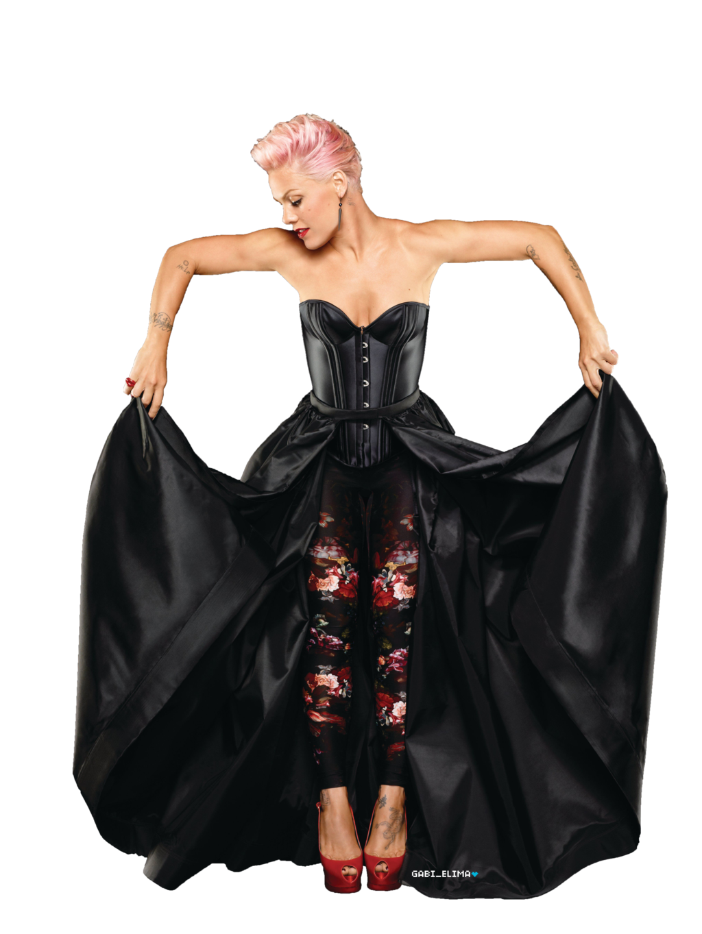 Pink Singer Png Images (black)