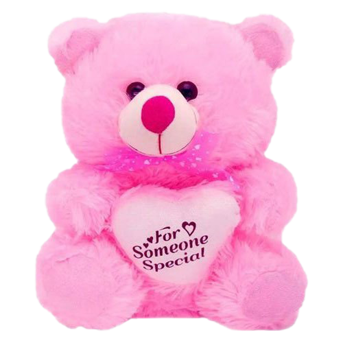 Pink Teddy Bear Png Clipart (pink, white)