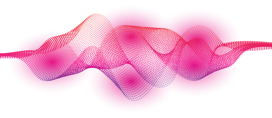 Pink Wave Transparent Png (purple, black)