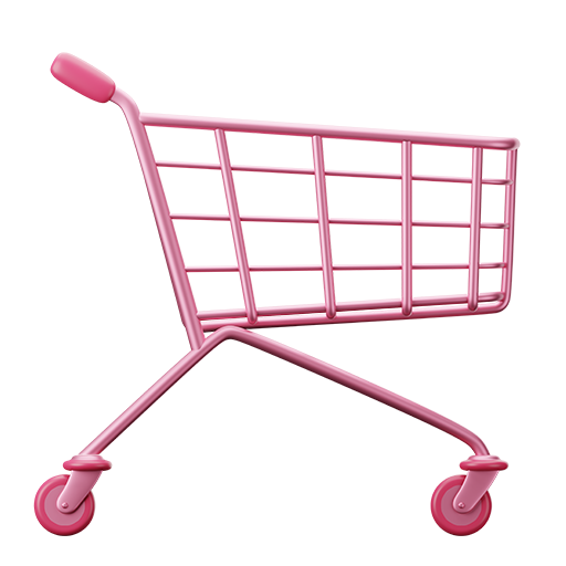 Pink Shopping Cart Icon Free Nobackground Png Icon Download (beige, salmon, white)