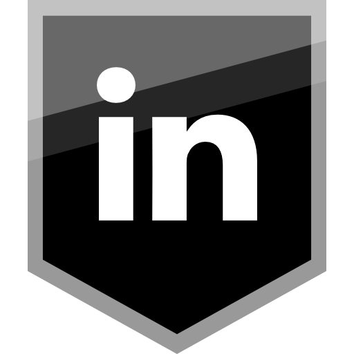 Linkedin Social Media Award Icon Free Png Icon Download (gray, silver, black, white)