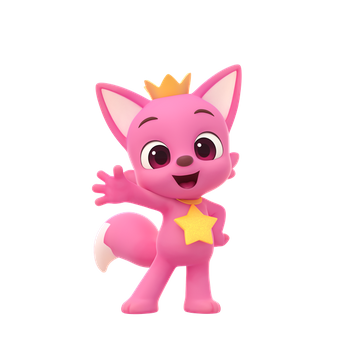 Pinkfong Png Pic (black, plum, gold)