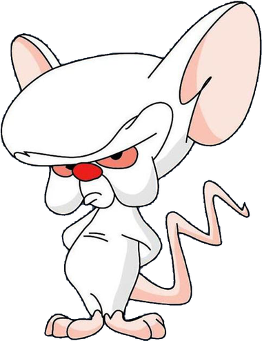 Pinky And The Brain Png Isolated File (lavender, black, white, beige)