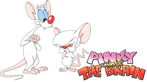 Pinky And The Brain Png Isolated Image (lavender, white, silver)