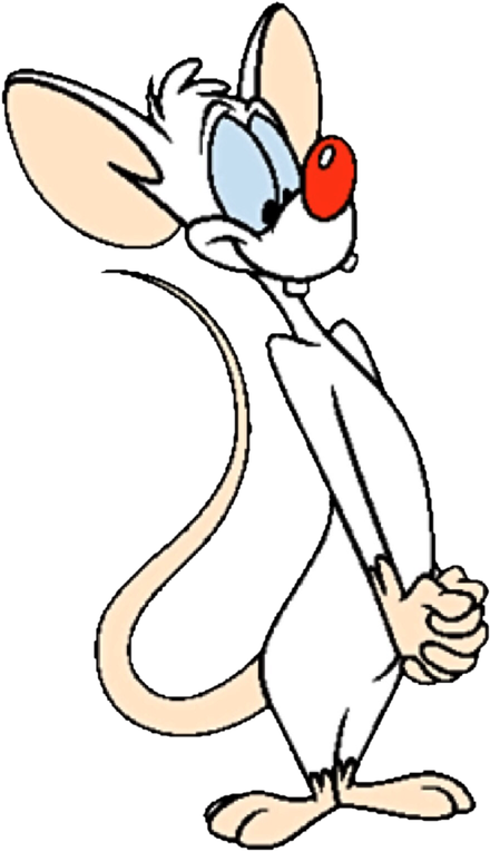 Pinky And The Brain Png Isolated Pic (lavender, black, white, beige)