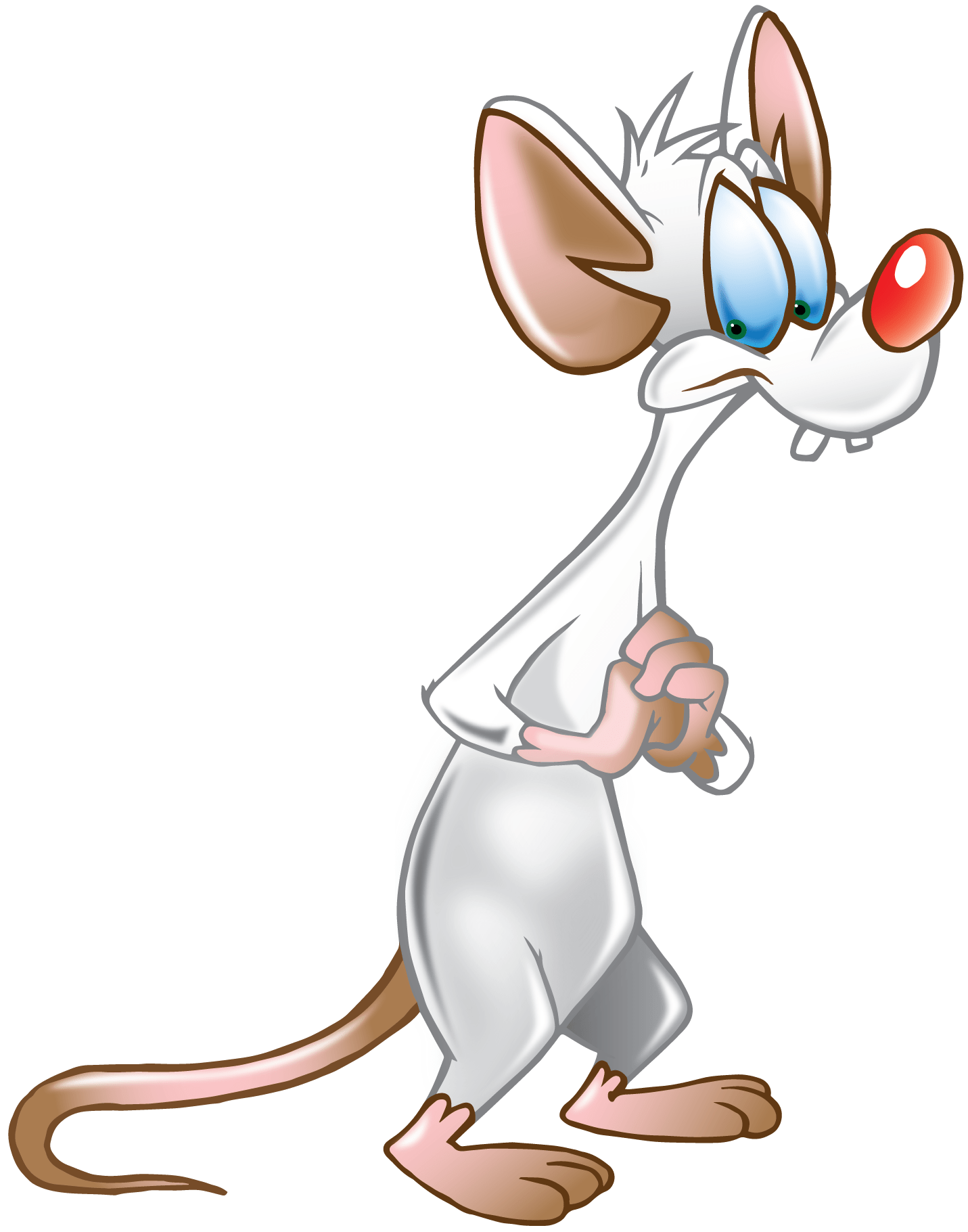 Pinky And The Brain Transparent Png (gray, white)