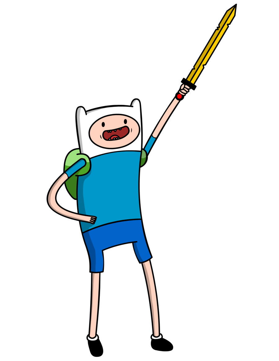 Finn Png Picture (teal, black, pink, white)