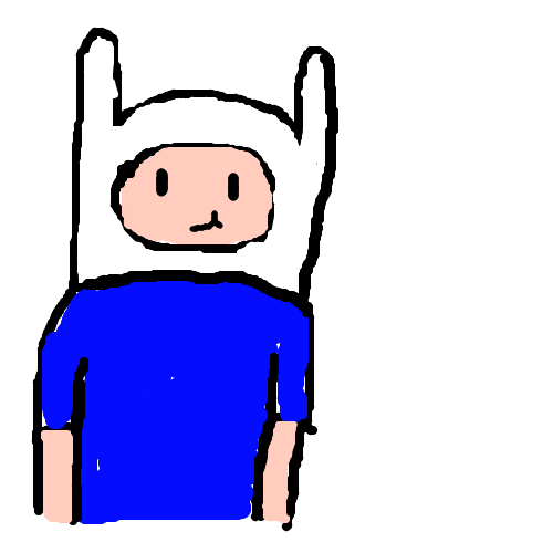 Finn The Human Clipart Transparent Png (white, blue, black, silver, pink)