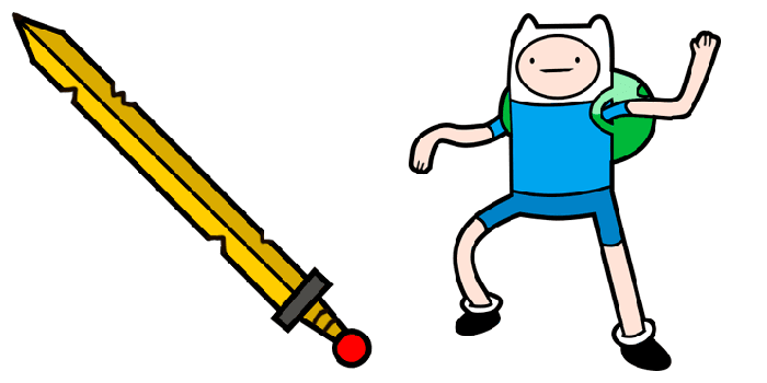 Finn The Human Sword Transparent Png (indigo, black, gray, greenish blue)