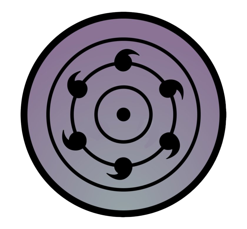 Rinnegan Png File (gray, black, white)