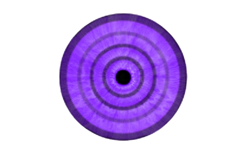 Rinnegan Png Free Download (violet, indigo, white)