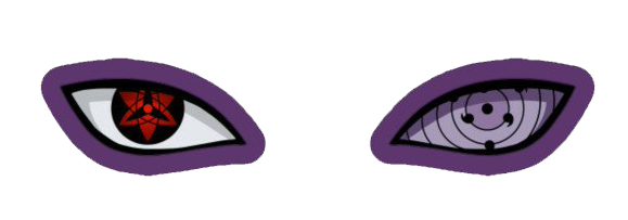 Rinnegan Png Transparent Image (indigo, black, white)