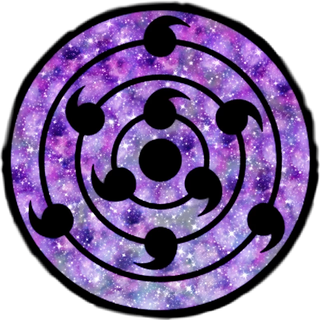 Rinnegan Transparent Background (black)