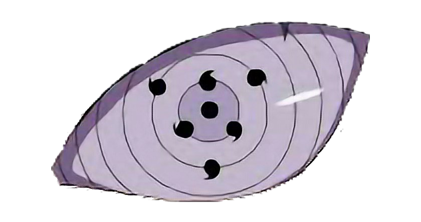 Rinnegan Transparent Png (silver, black, white)