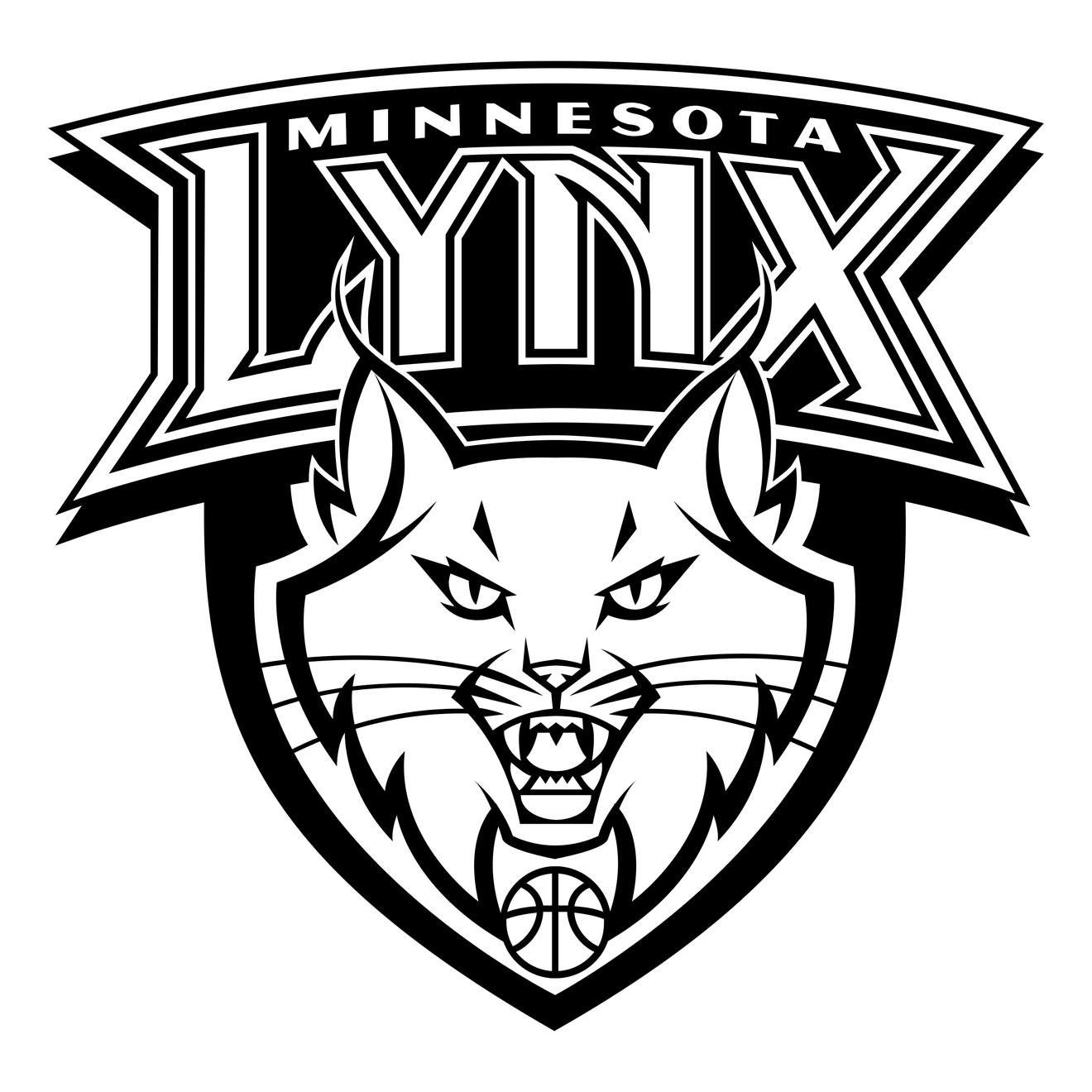 Minnesota Lynx Png Hd (white, black)