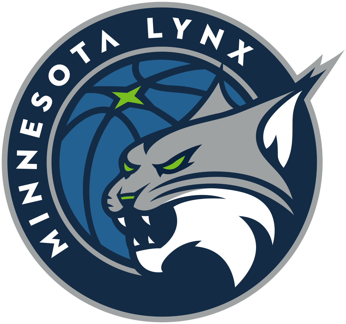 Minnesota Lynx Png Pic (silver, black, teal, white, navy)