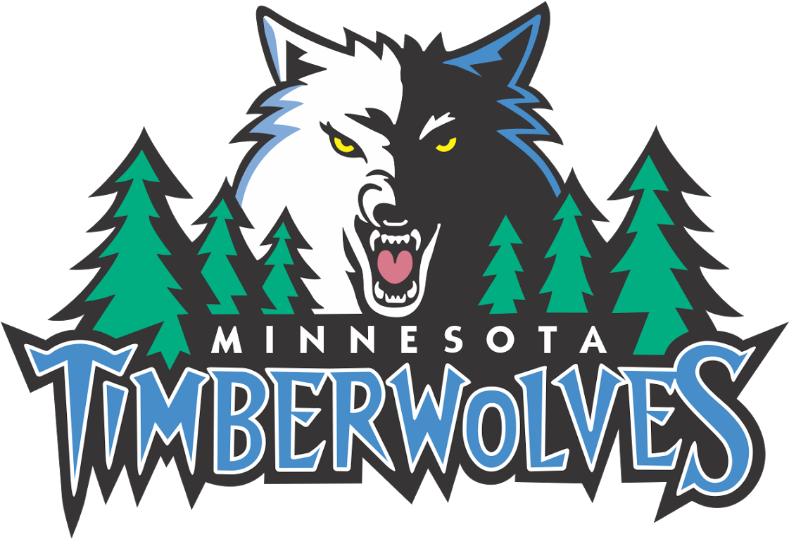 Minnesota Timberwolves Png File (white, black, teal)