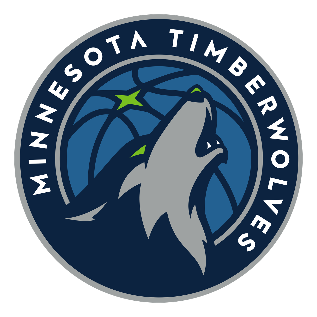 Minnesota Timberwolves Png Hd (silver, black, teal)