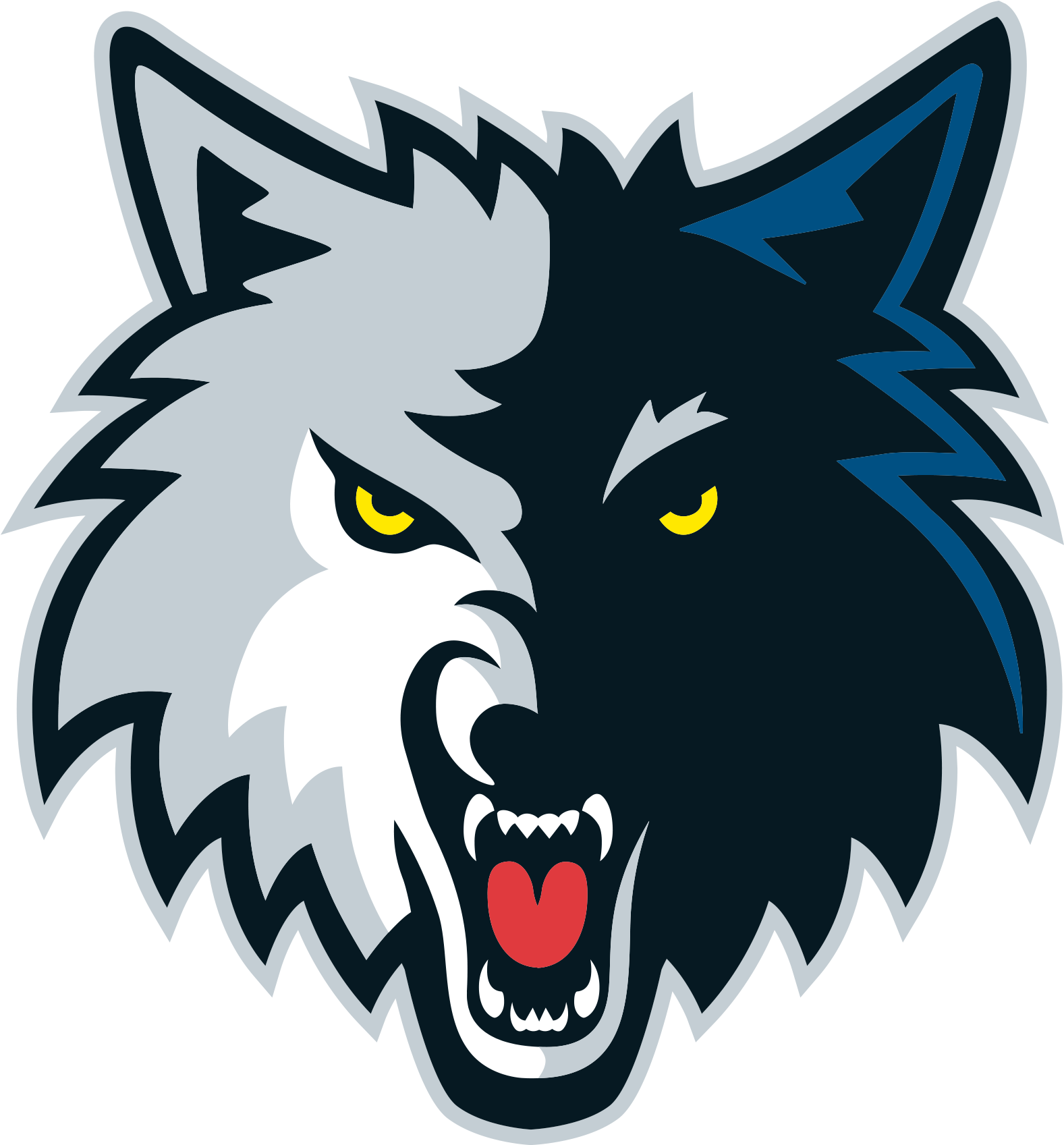 Minnesota Timberwolves Png Pic (white, silver, black)