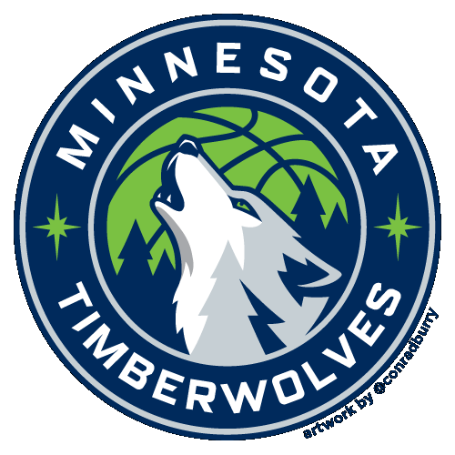 Minnesota Timberwolves Transparent Png (gray, silver, black, white, navy)