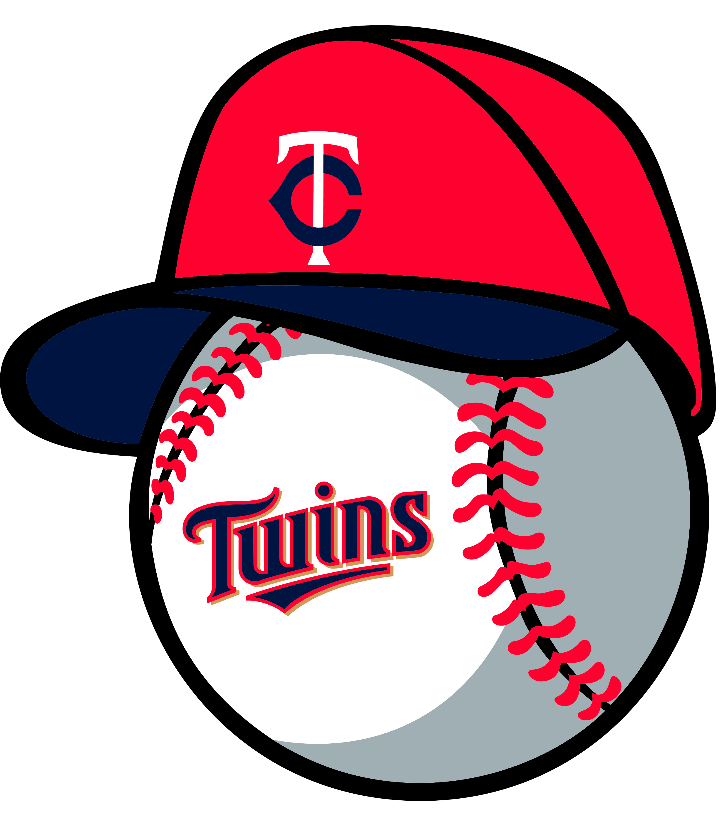 Minnesota Twins Png Transparent (red, gray, silver, black, white)