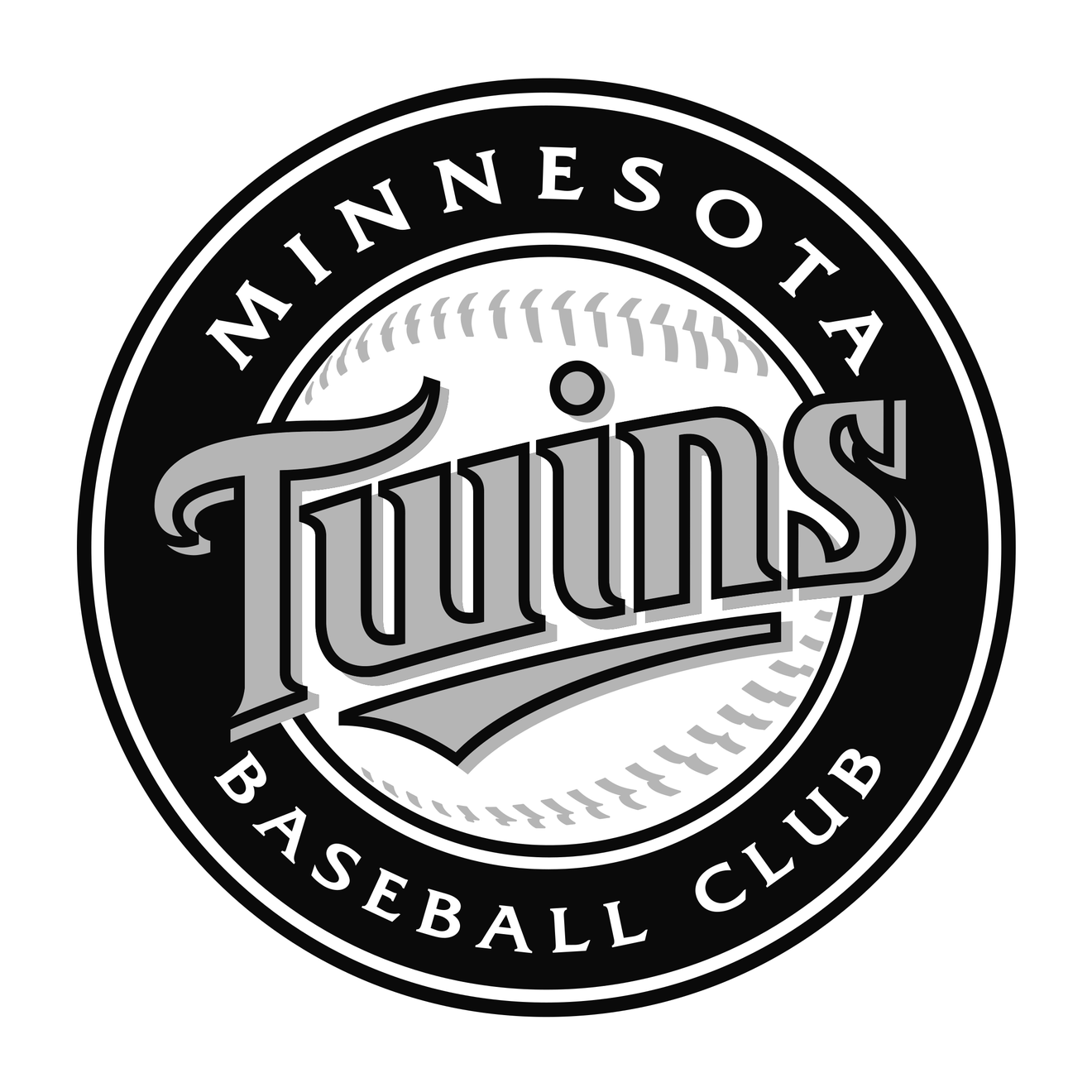 Minnesota Twins Png (white, silver, black)