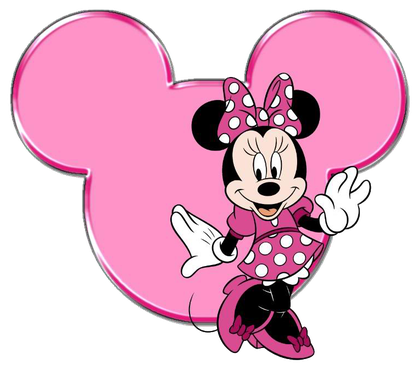 Minnie Mouse Png Transparent Image (white, black, plum)