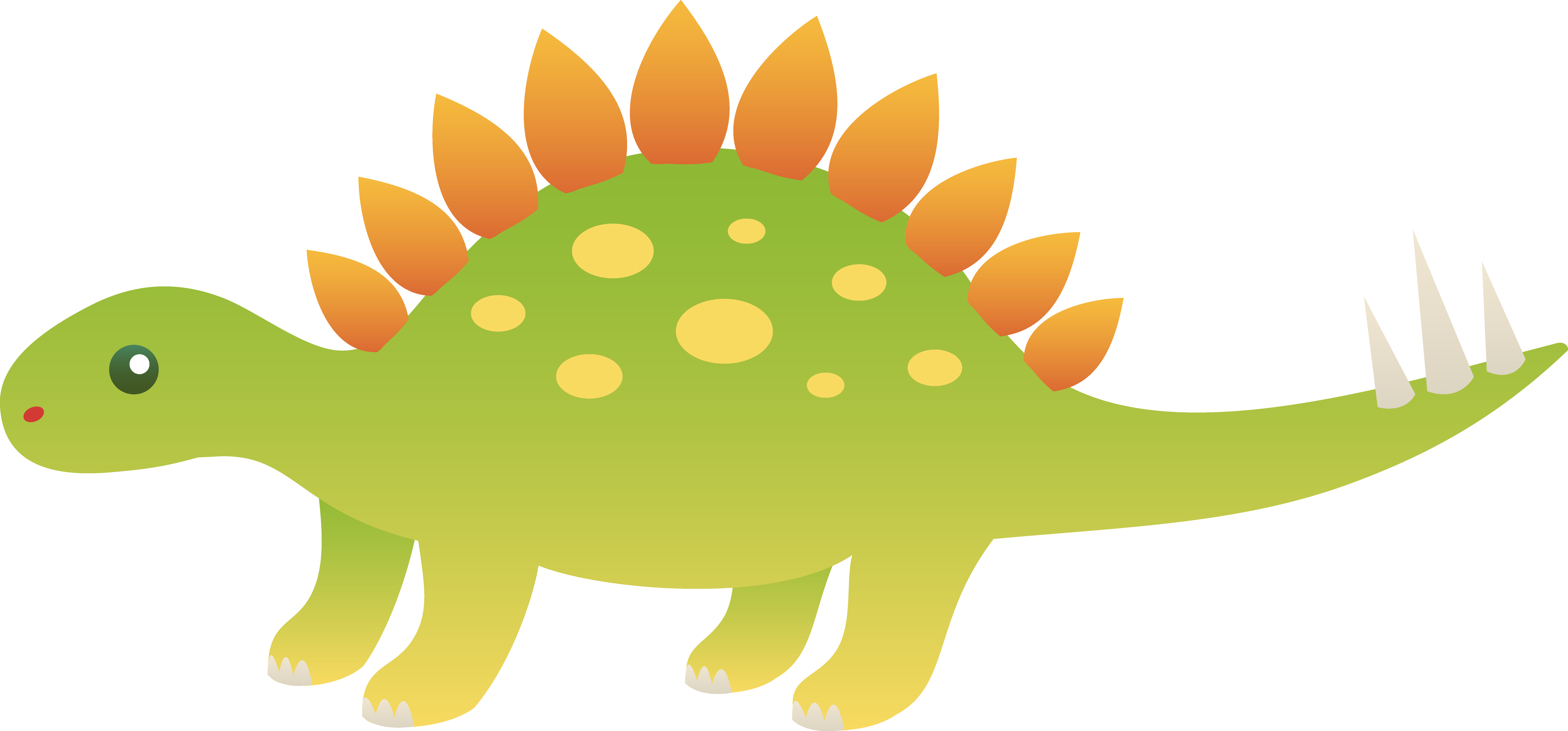 Dino Cartoon Png Clipart (white, gray, gold)