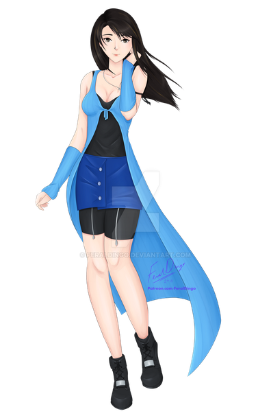 Rinoa Heartilly Png Picture (navy, black, beige)