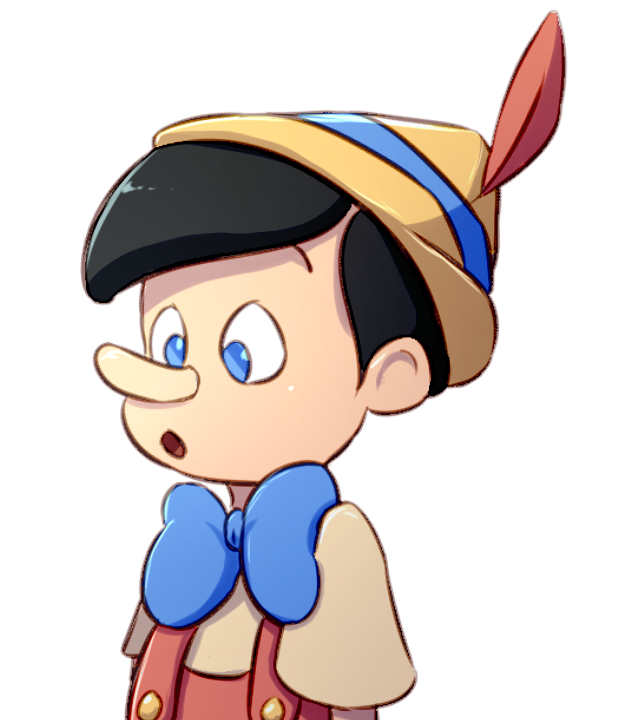 Pinocchio Movie Png Pic (black, pink, white, indigo)