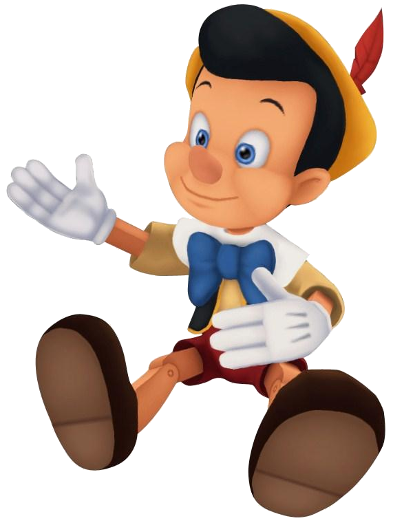 Pinocchio Png Pic (black, gray, salmon, olive)