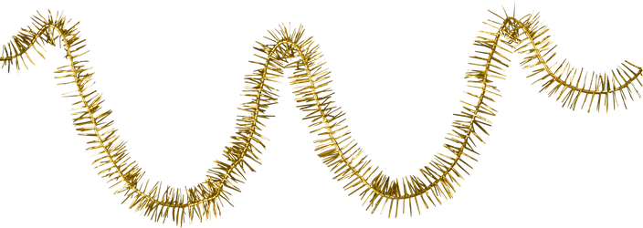 Tinsel Png Picture (black)