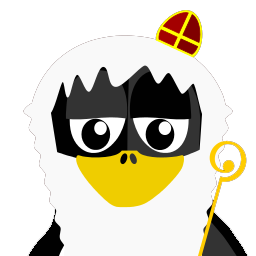 Sint Fun Tux Penguin Free Png Icon Download (gold, black, white)