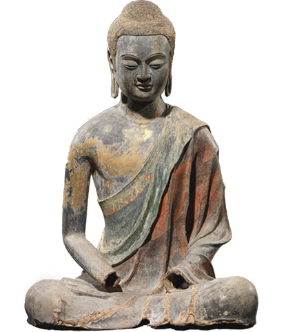 Vintage Buddha Statue Png Photos (black, silver)