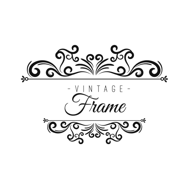 Vintage Frame Png Free Image (lavender, white, silver)