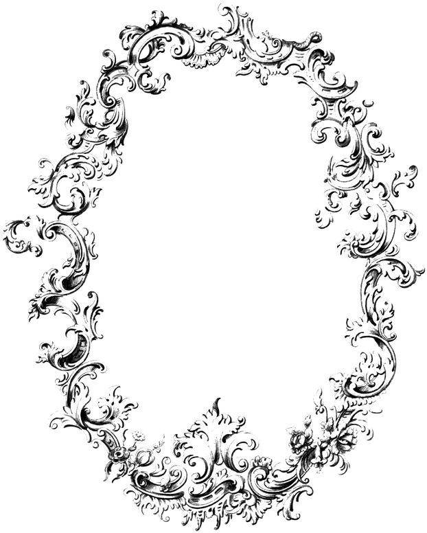 Vintage Frame Transparent Png (indigo, black, gray)