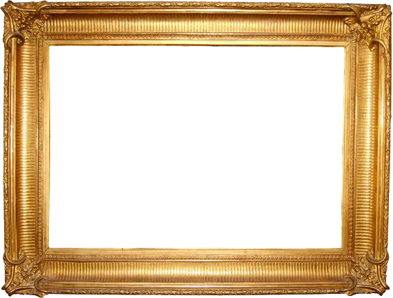 Vintage Gold Frame Transparent Png (chocolate, olive, white)