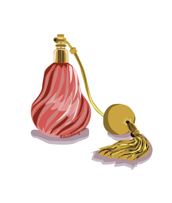 Vintage Perfume Png Free Download (white, chocolate)