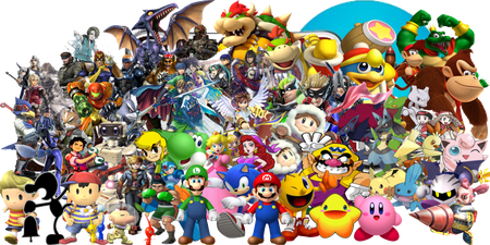 Nintendo Characters Png Pic (greenish blue, black)