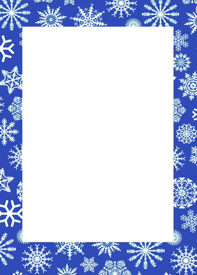 Winter Frame Png Free Download (teal, black)