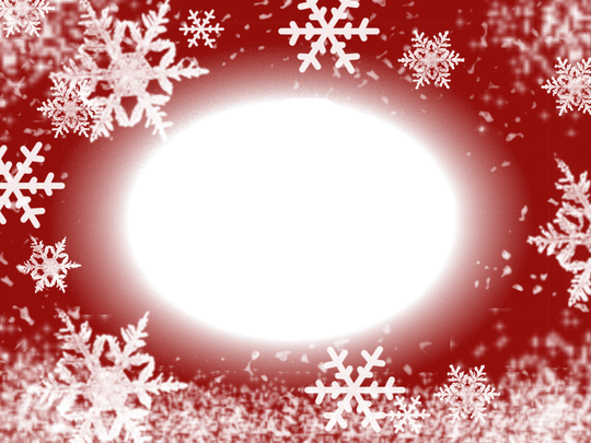 Winter Frame Png Isolated File (maroon, black)